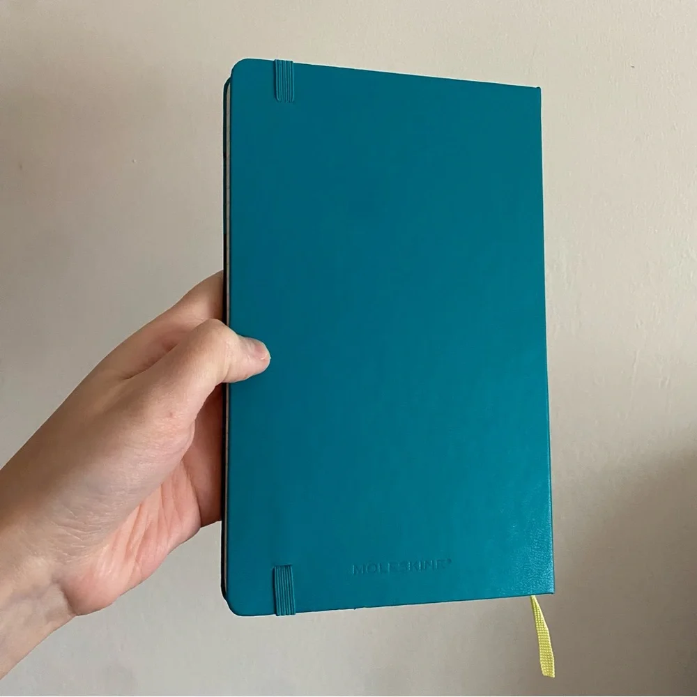 Moleskine Teal Pinocchio Cover Journal Notebook with Lined Pages
